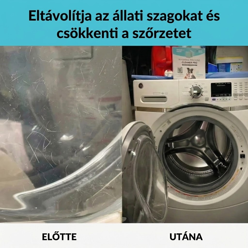 Mosógép professzionális tisztítója – aktív enzimek
