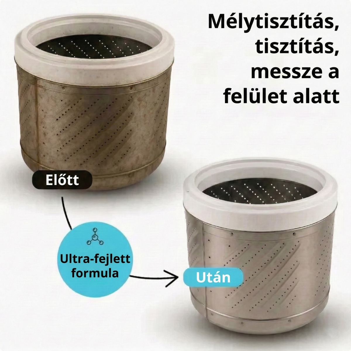Mosógép professzionális tisztítója – aktív enzimek